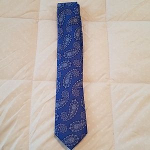 Broletto Mens Blue Silk Tie